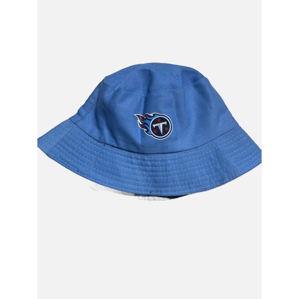 NFL Tennessee Titans Bucket Hat Mens OSFM Blue Nissan Stadium Promo Football Cap - Picture 2 of 4